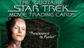 The Quotable Star Trek Movies trading cards
