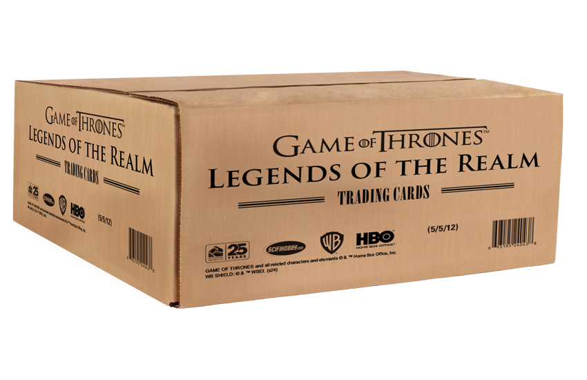 2024 Game of Thrones Legends of the Realm Trading Cards - Case