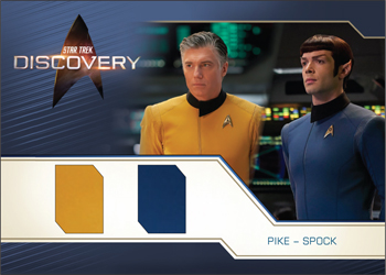 Pike and Spock dual relic card