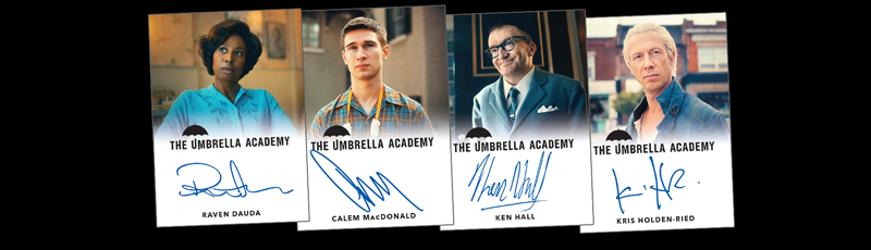Autograph Cards of Dauda, MacDonald, Hall, Holden-Reid